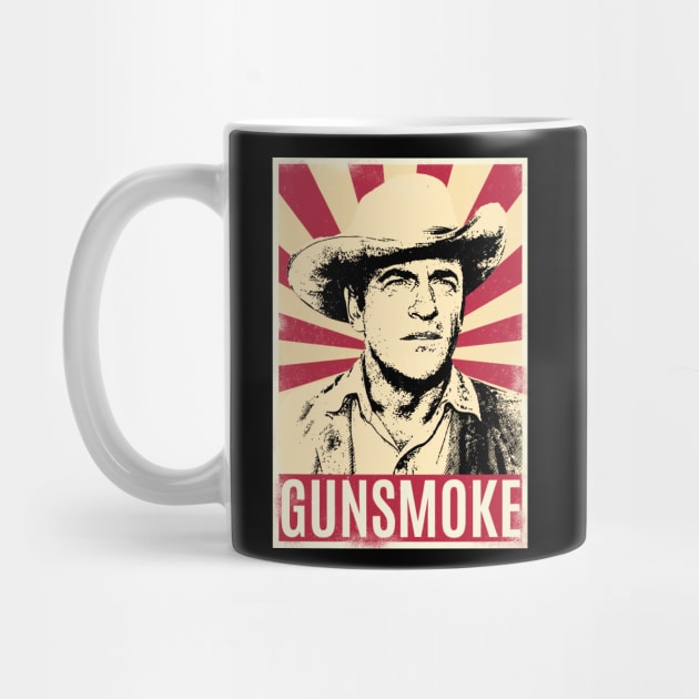 Retro Vintage Gunsmoke // Matt Dillon by Play And Create